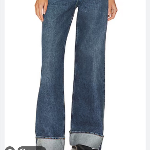 Agolde Denim - Agolde Dark Blue Flare Jeans